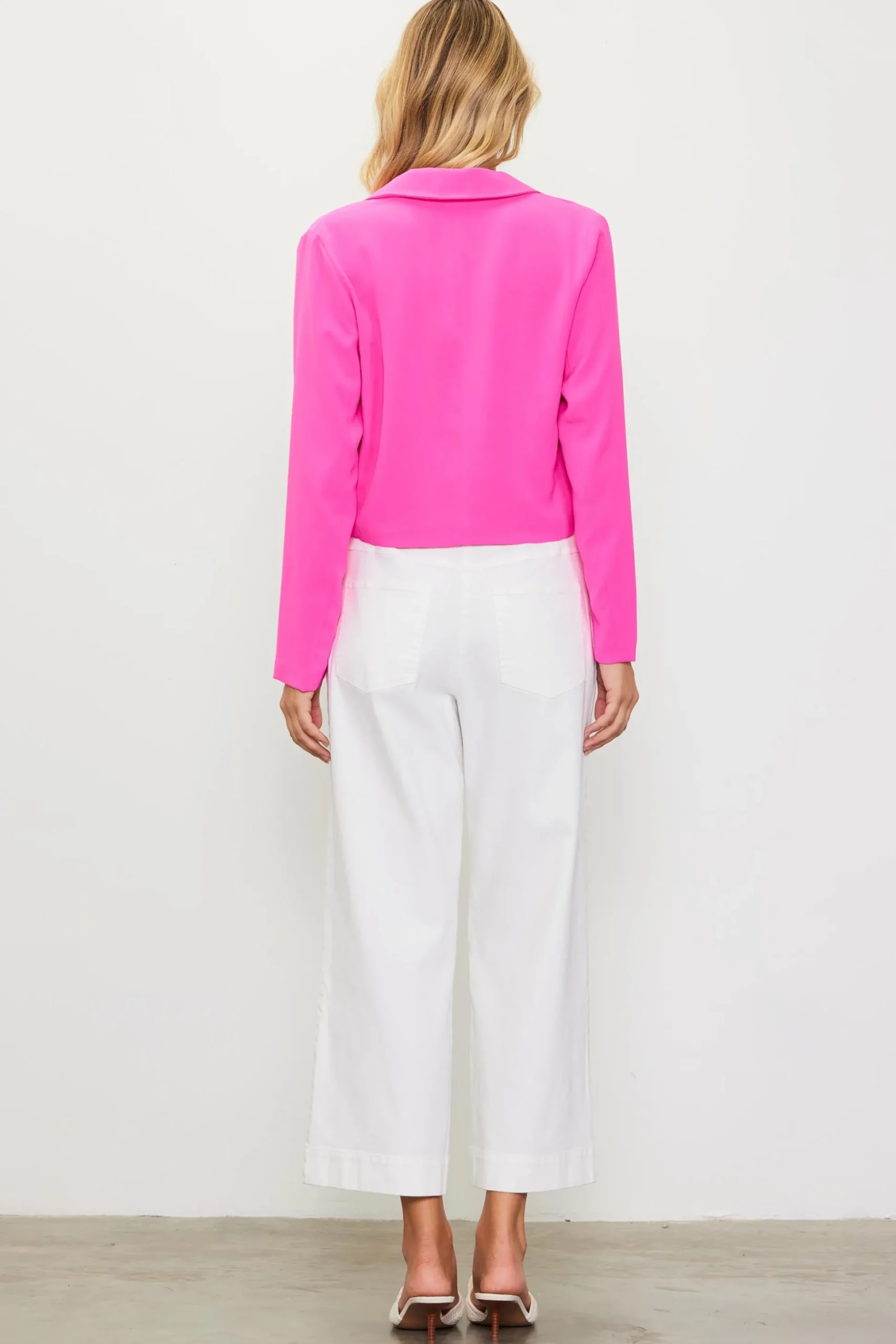 Double Breasted Crop Blazer