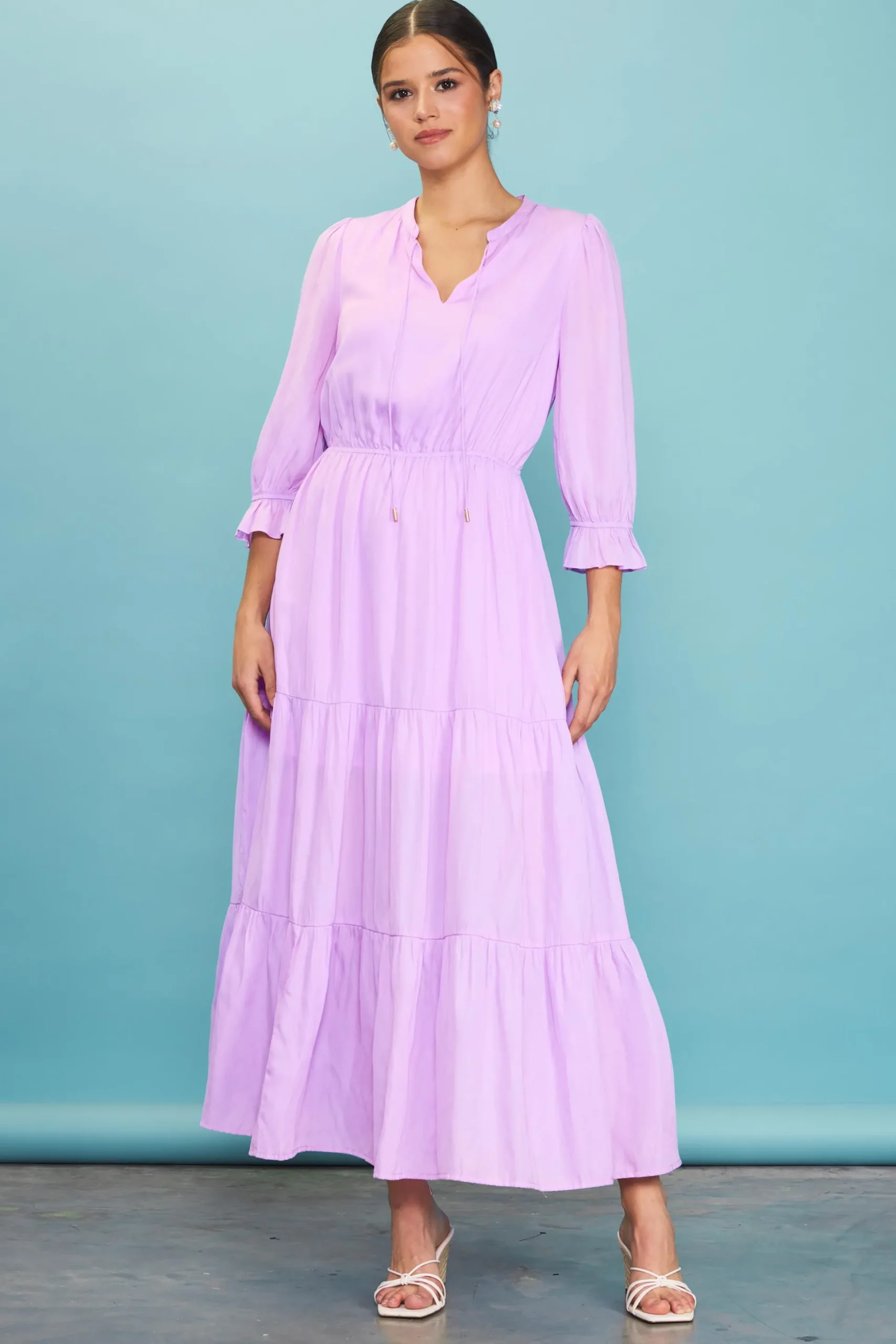 Emery Ruffle Tiered Maxi Dress