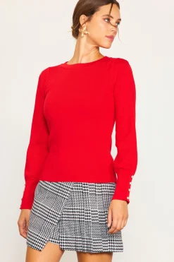 Jewel Detail Longsleeve Sweater