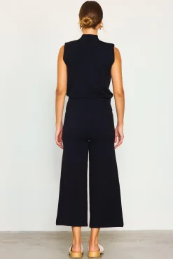 Mock Neck Sleeveless Knit Top