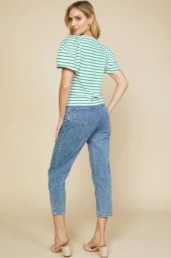 Pleated Sleeve Knit Top