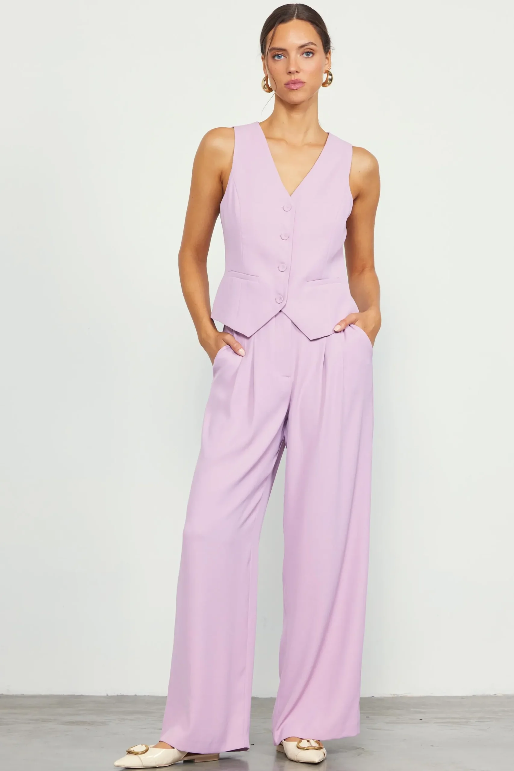 Recycled Wide Leg Pants
