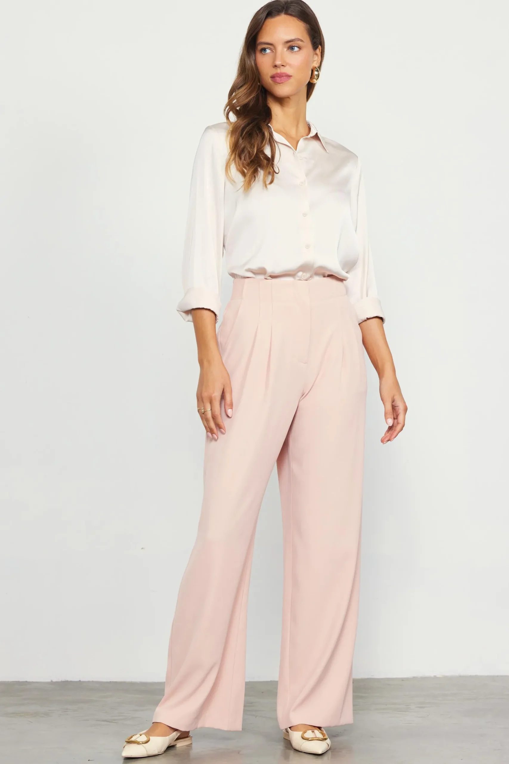 Recycled Wide Leg Pants
