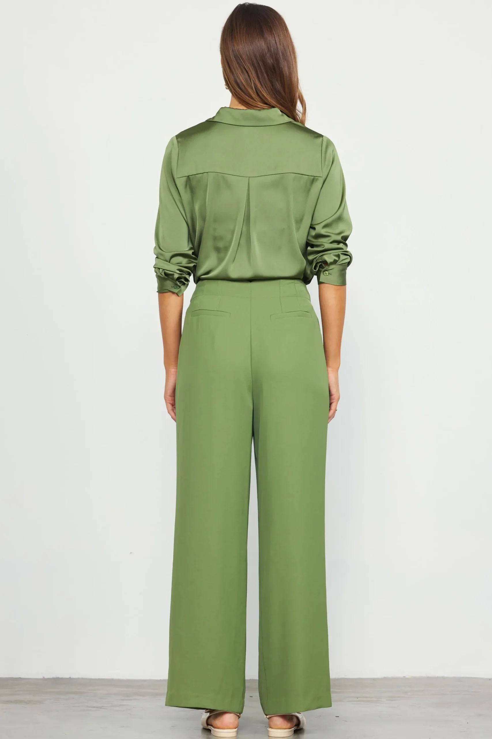 Recycled Wide Leg Pants