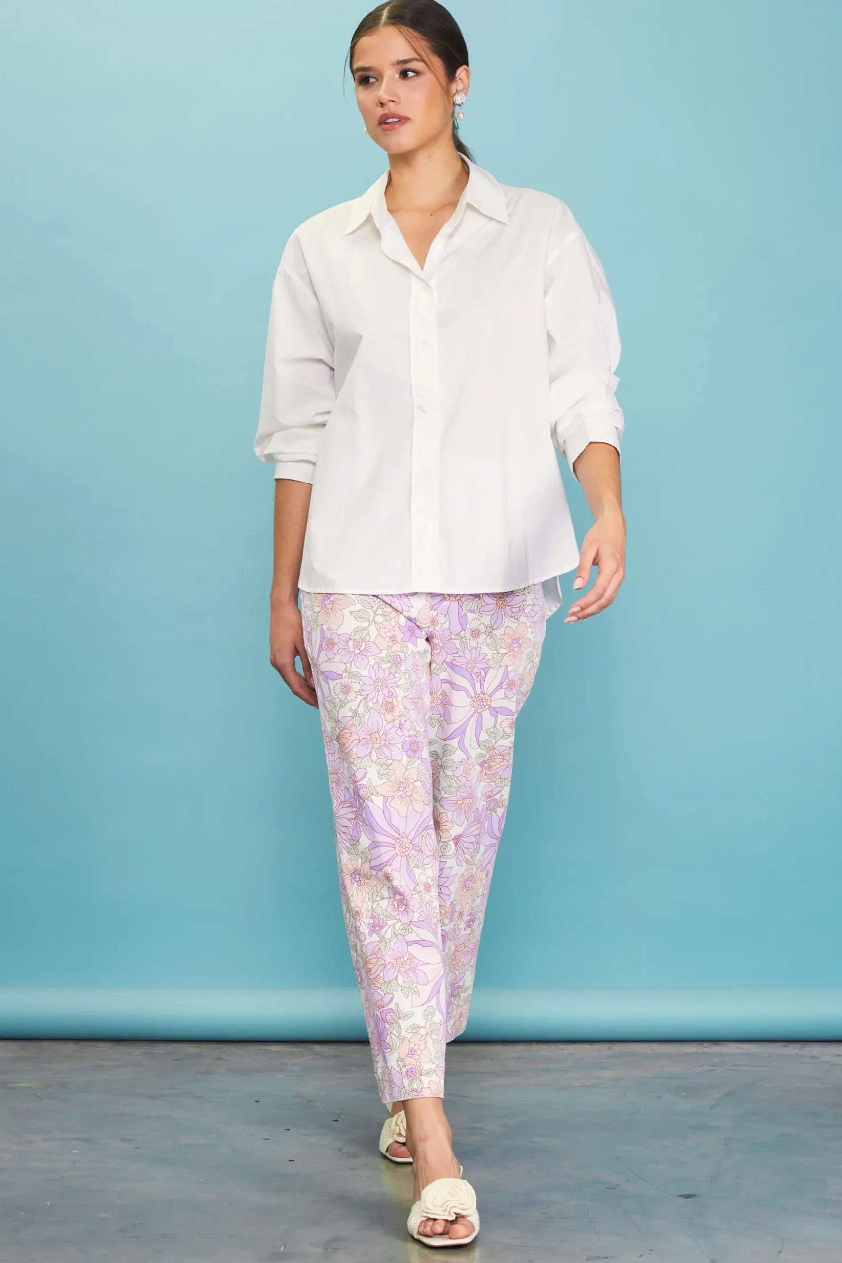 Relaxed Fit Poplin Longsleeve Shirt