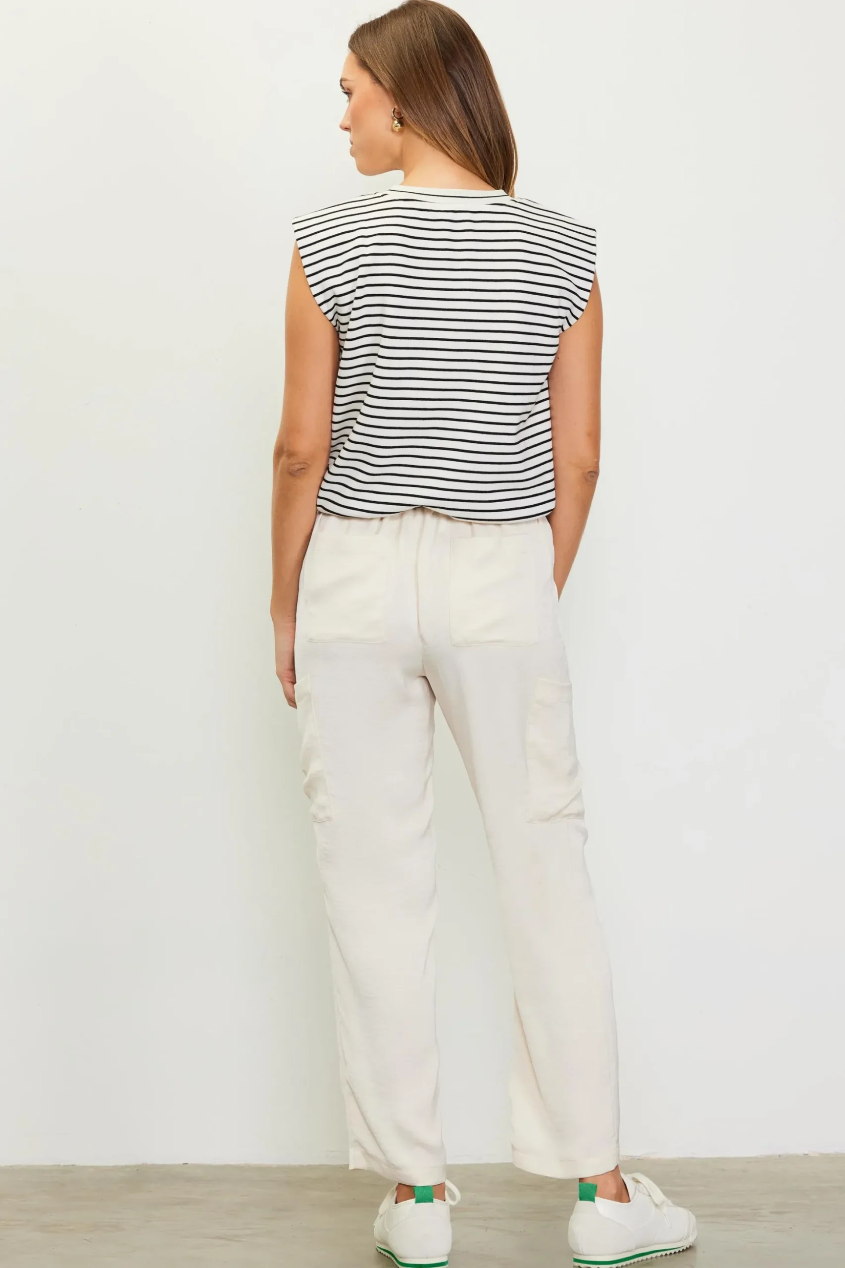 Striped Muscle Tank