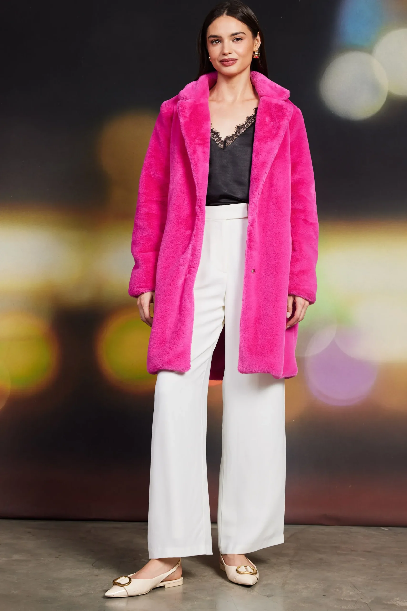 Teddy Faux Fur Coat