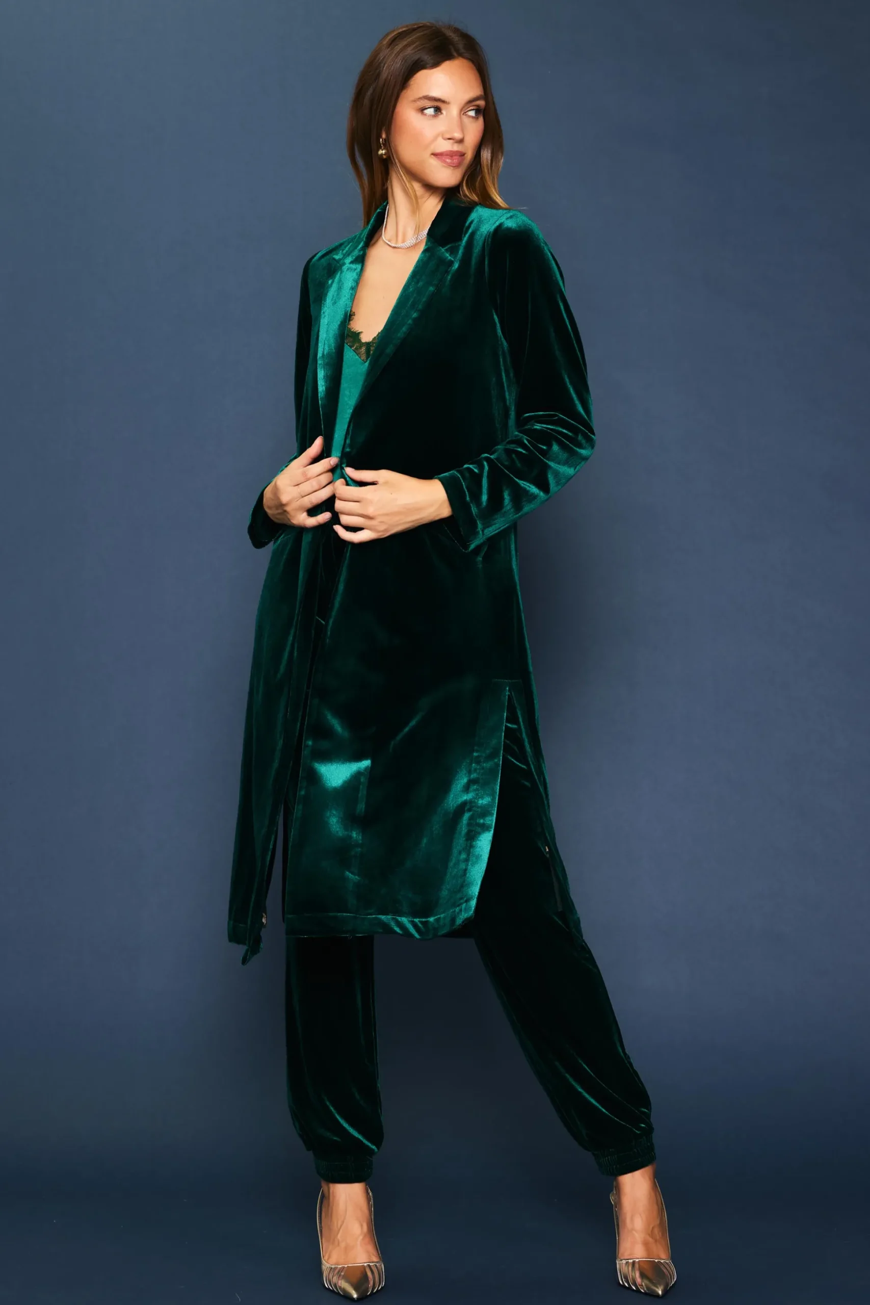 Velvet Jogger Pants